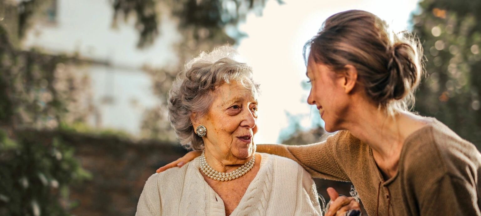 Caregiver with Senior Woman